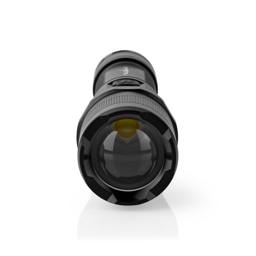 Regulējams LED uzlādējams alumīnija lukturis LED/10W/5V 2200 mAh IPX4 melns