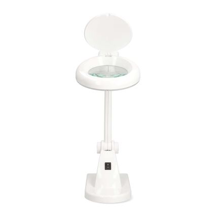 LED galda lampa ar lupu, 6W/230V, balta