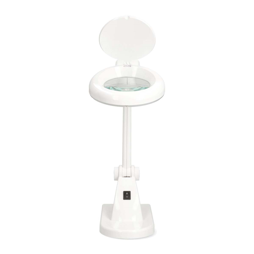 LED galda lampa ar lupu, 6W/230V, balta