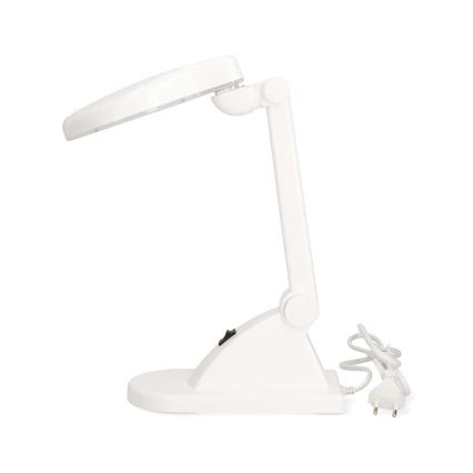 LED galda lampa ar lupu, 6W/230V, balta