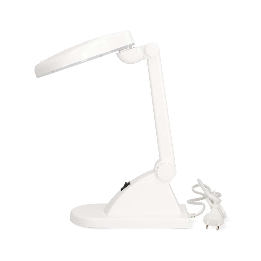 LED galda lampa ar lupu, 6W/230V, balta