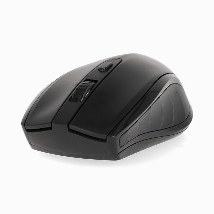 Bezvadu pele 800/1200/1600 DPI 2xAAA melna