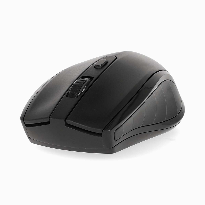 Bezvadu pele 800/1200/1600 DPI 2xAAA melna