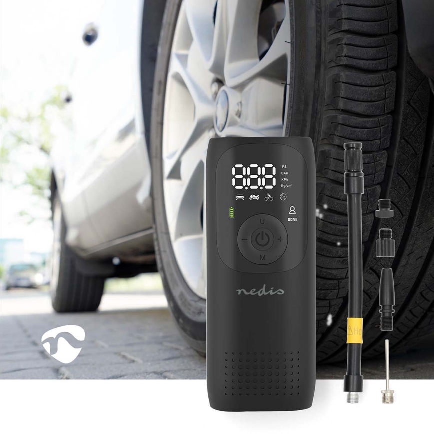Digitālais kabatas kompresors 4000 mAh 5V