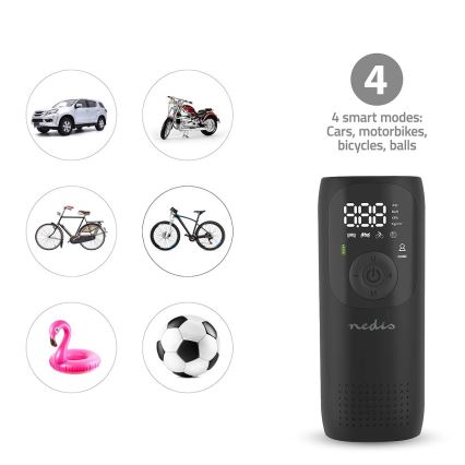 Digitālais kabatas kompresors 4000 mAh 5V