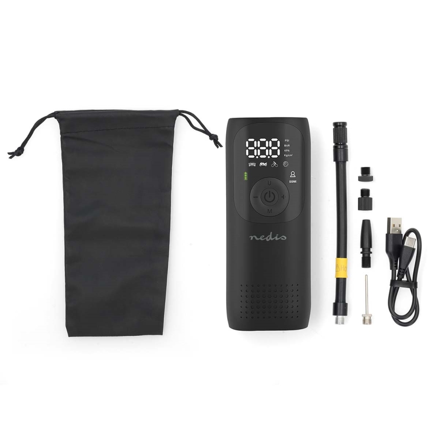 Digitālais kabatas kompresors 4000 mAh 5V