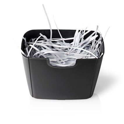 A4 dokumentu smalcinātājs, 10 l atkritumu tvertne, 230V, melns