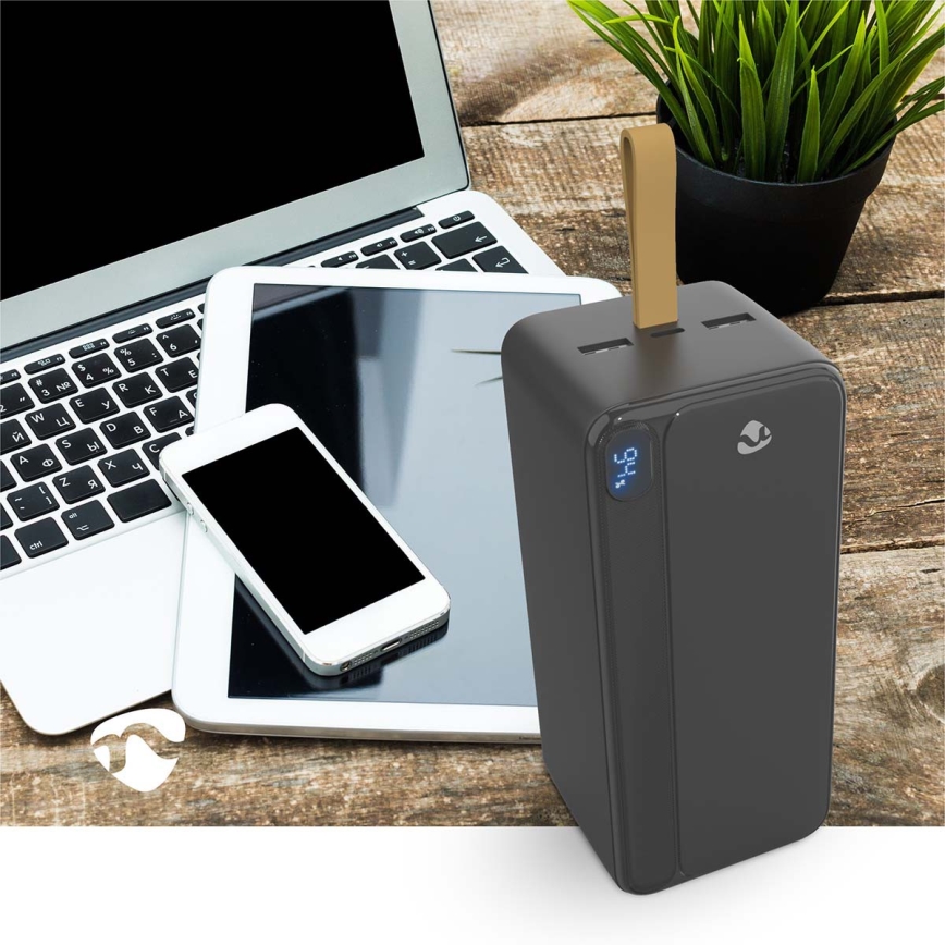 Powerbanka ar LED displeju Power Delivery 30 000 mAh