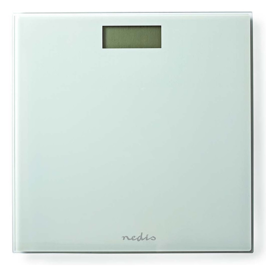 Digitālās personīgās svari 1xCR2032 balti