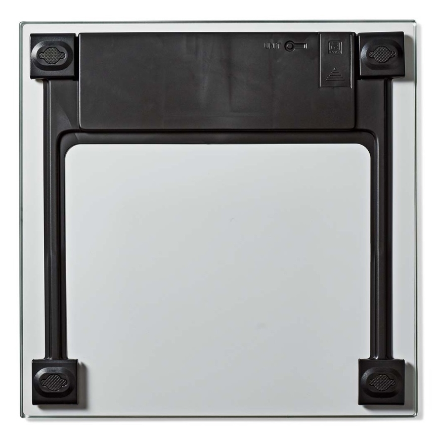 Digitālās personīgās svari 1xCR2032 balti