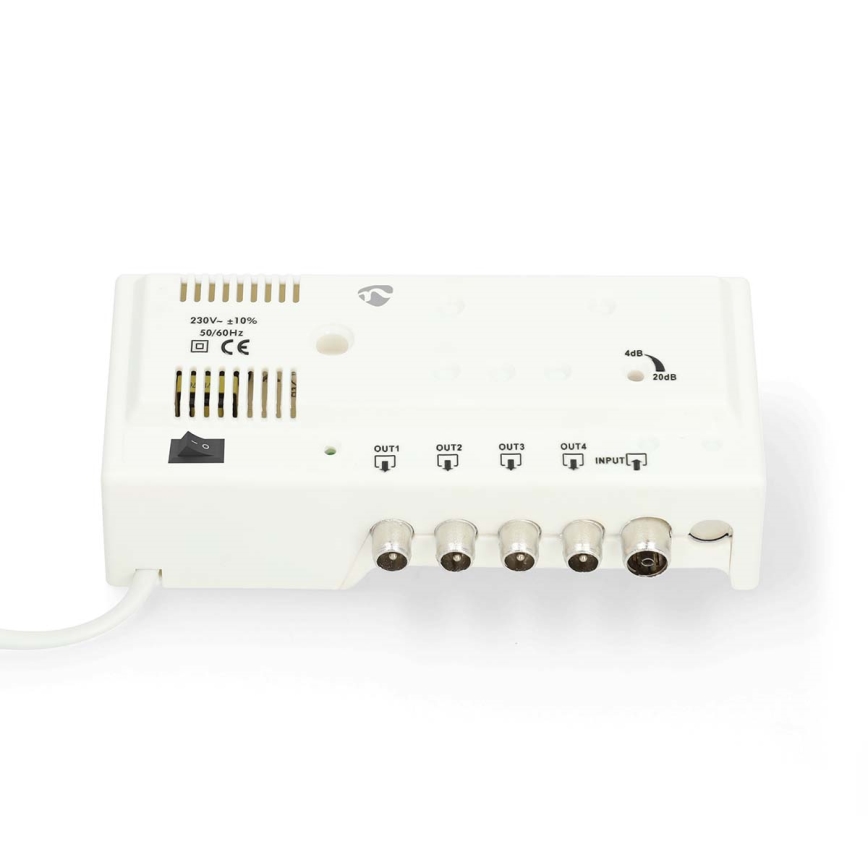 4 joslu antenas pastiprinātājs 230V