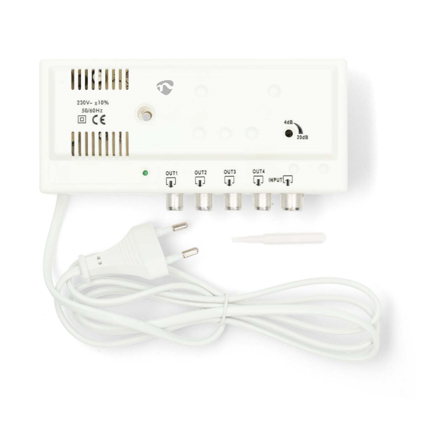 4 joslu antenas pastiprinātājs 230V