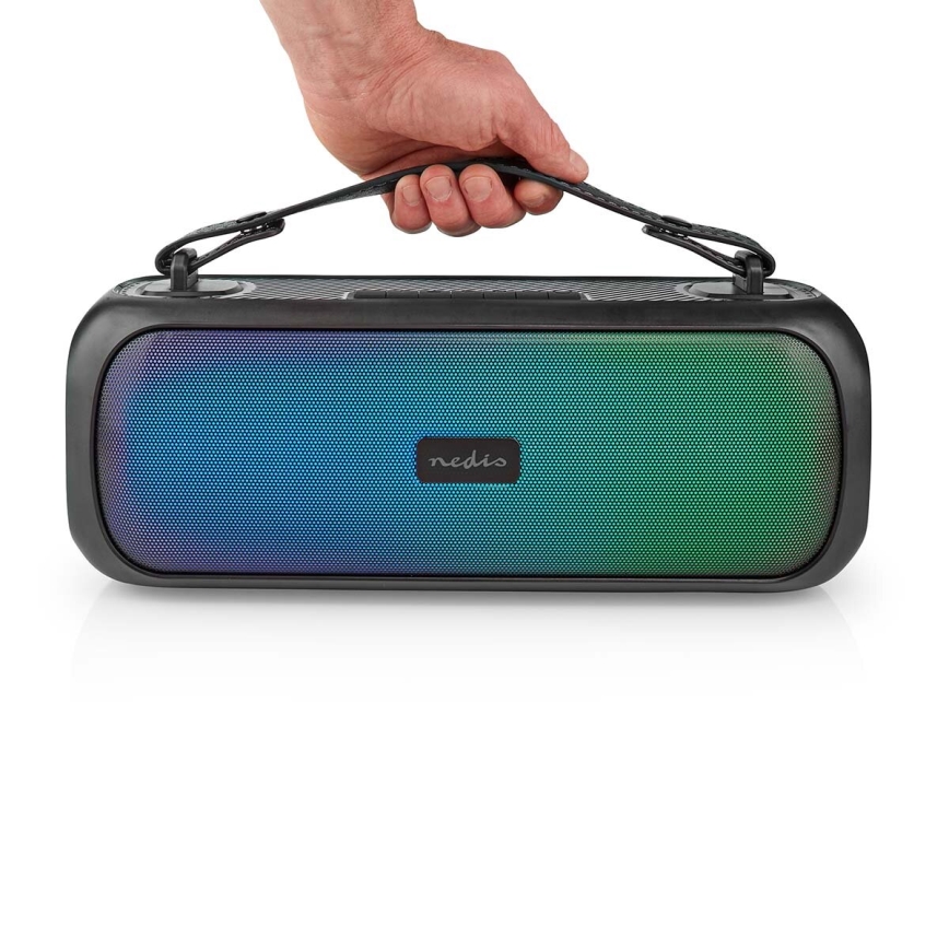 LED RGB Uzlādējams skaļrunis 45W/3000 mAh IPX5