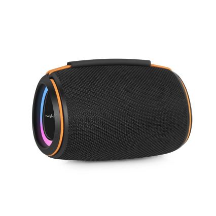 LED uzlādējamais skaļrunis 40 W/1200 mAh IPX4, melns