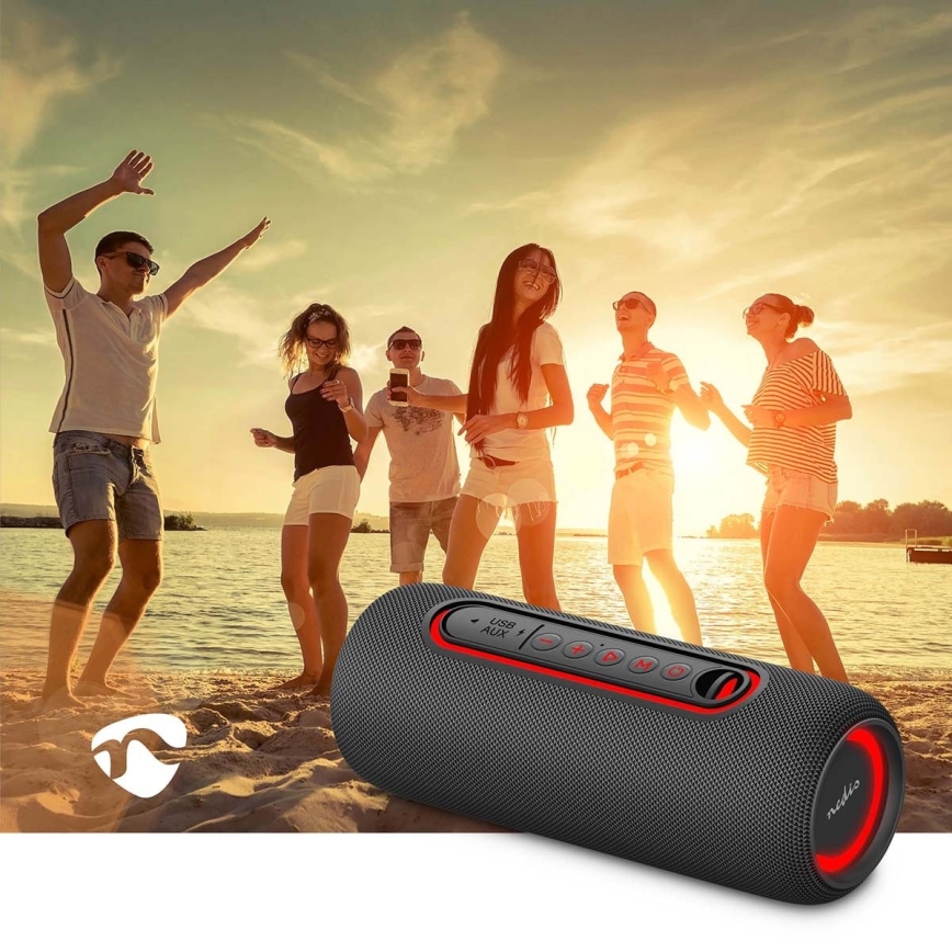 LED RGB Uzlādējams skaļrunis 30W/2000 mAh IPX5