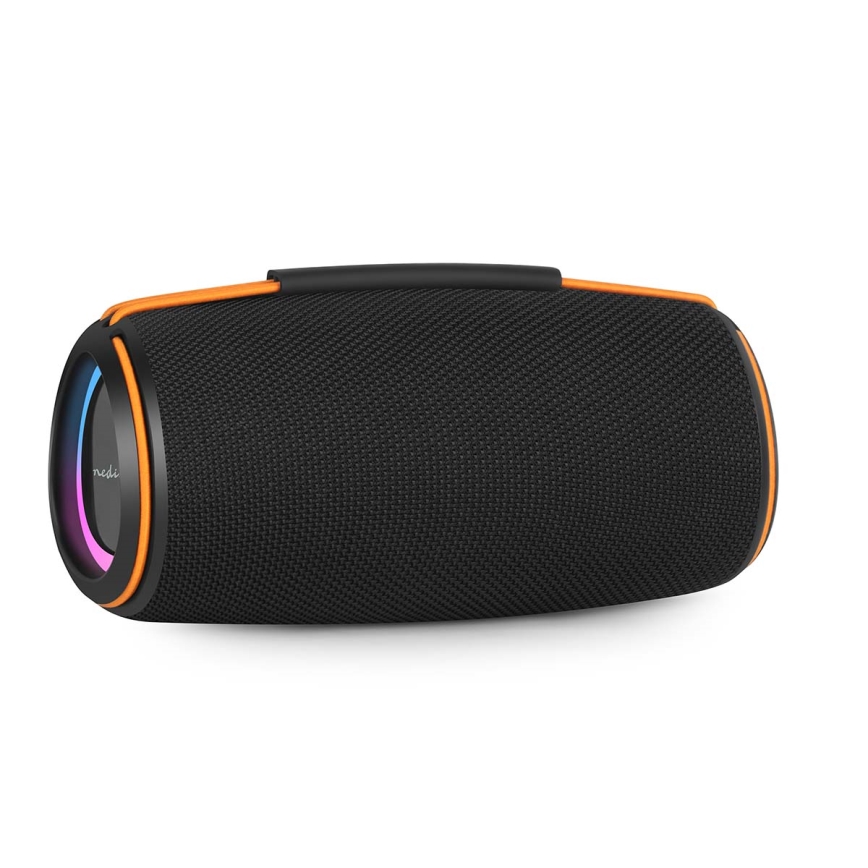 LED uzlādējamais skaļrunis 60W/2000 mAh IPX4 melns
