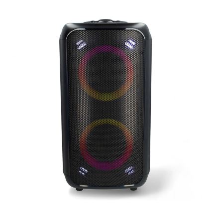LED RGB Uzlādējams skaļrunis 240W/4000 mAh + tālvadības pults