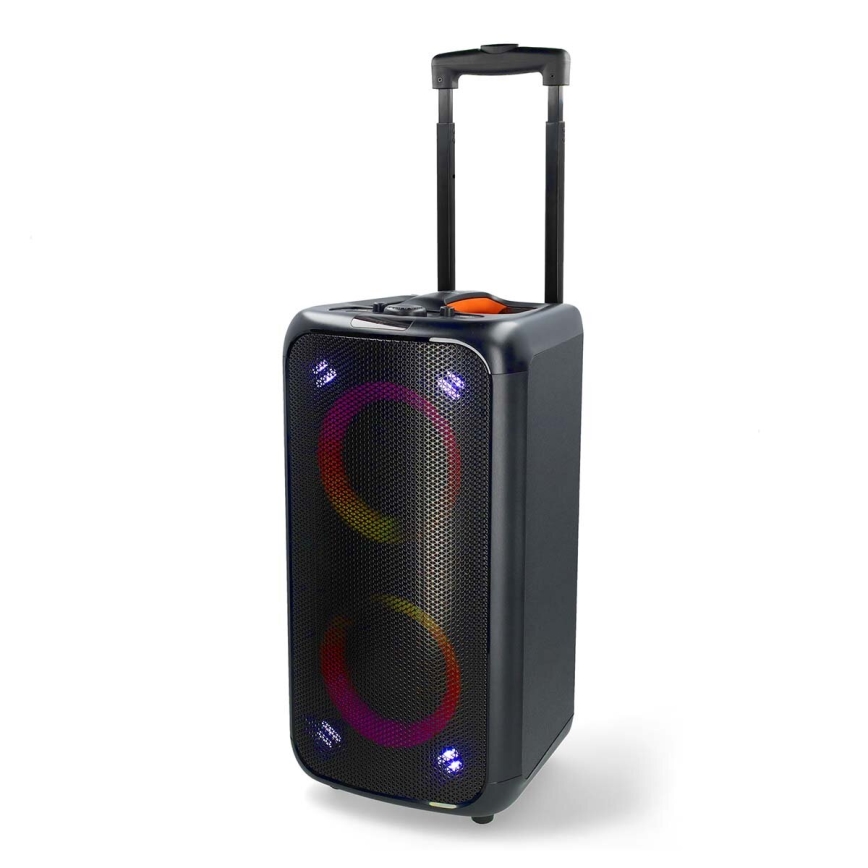 LED RGB Uzlādējams skaļrunis 240W/4000 mAh + tālvadības pults