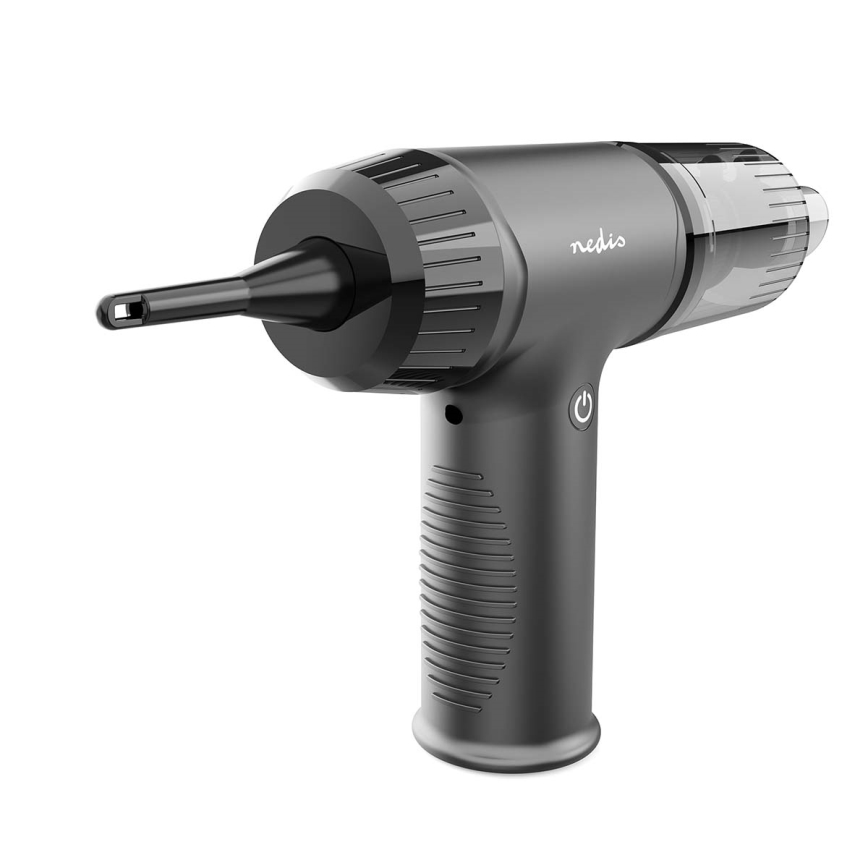Uzlādējams rokas putekļu sūcējs 2in1 90W/6000 mAh pelēka/melna