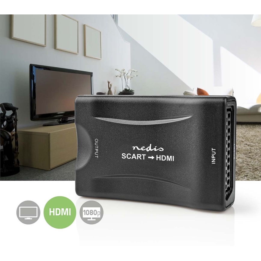 HDMI pārveidotājs SCART-HDMI