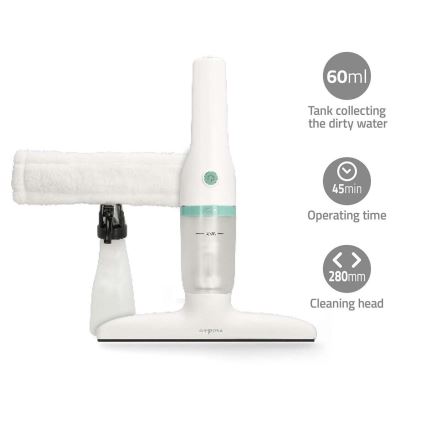 Uzlādējams logu putekļu sūcējs 12W/2200 mAh