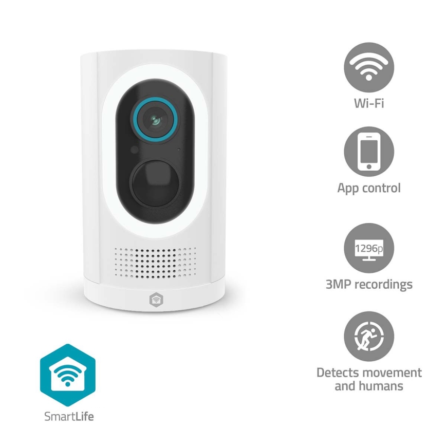 Viedā kamera 3MP Full HD 1296p 6700 mAh Wi-Fi Tuya IP65