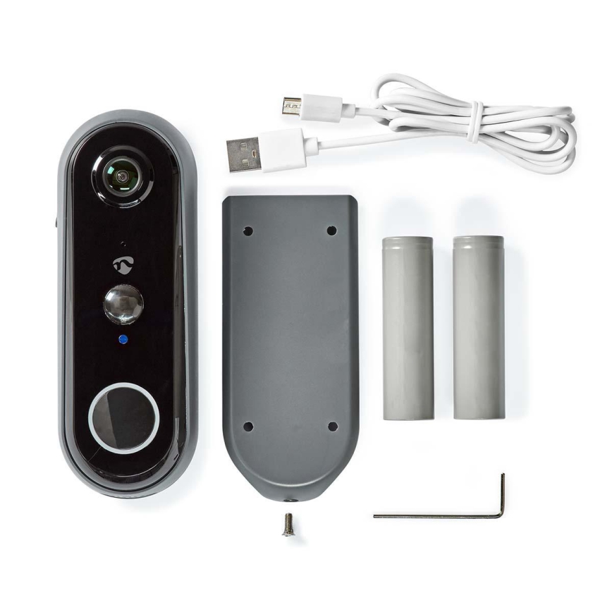 Video durvju zvans ar kustību sensoru Full HD 1080p 5200 mAh Wi-Fi IP54