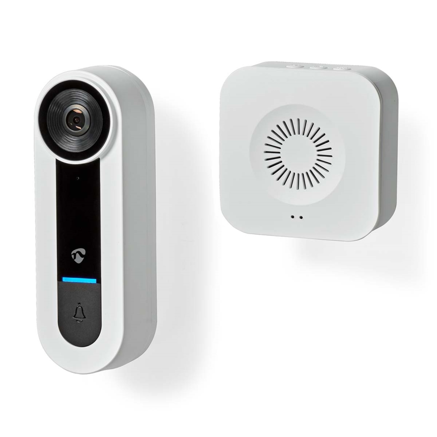 Bezvadu video durvju zvans ar sensoru Full HD 1536p 3xAA Wi-Fi IP65