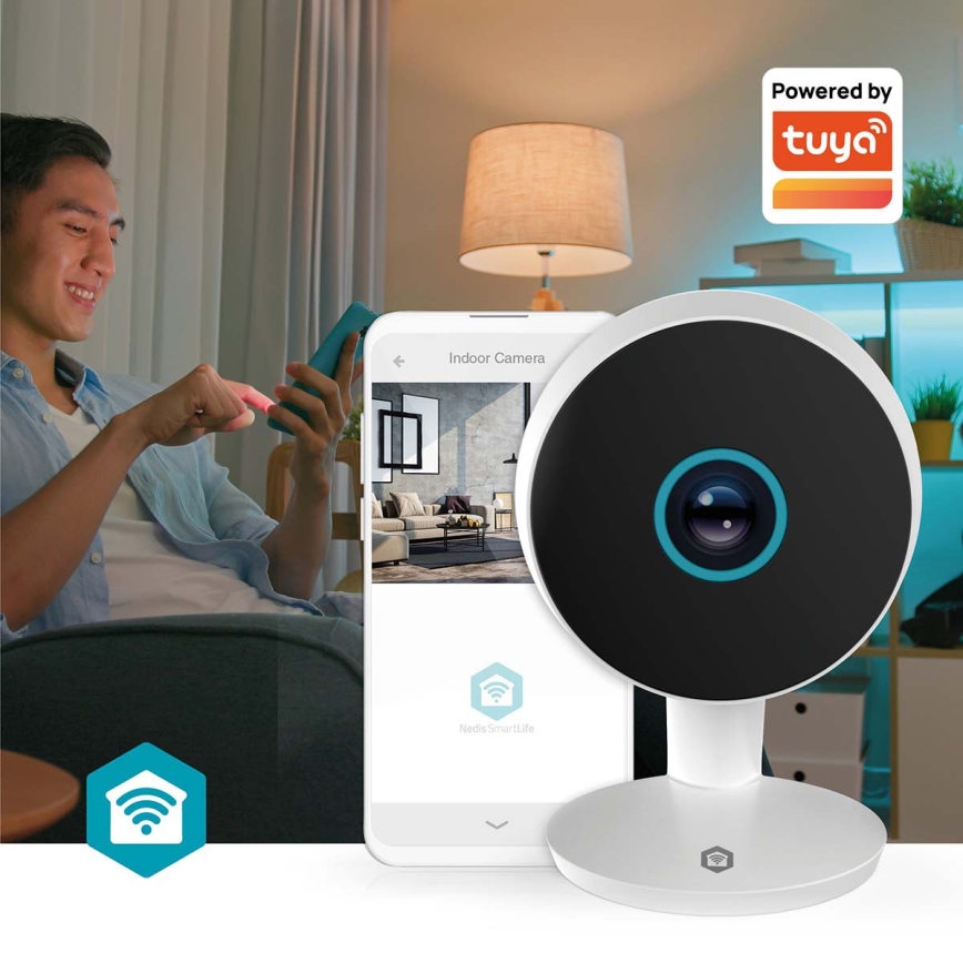 Viedā kamera Smartlife 5V 3MP Full HD 1296p Wi-Fi Tuya