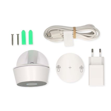 Viedā kamera Smartlife 5V 3MP Full HD 1296p Wi-Fi Tuya