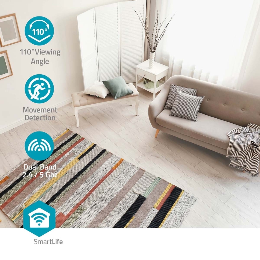Viedā kamera Smartlife 5V 3MP Full HD 1296p Wi-Fi