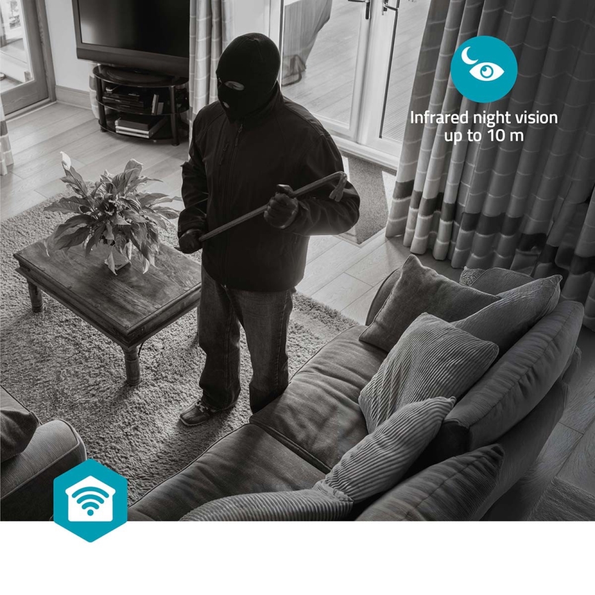 Smartlife viedā kamera 5V 3 MP Full HD 1296p Wi-Fi Tuya