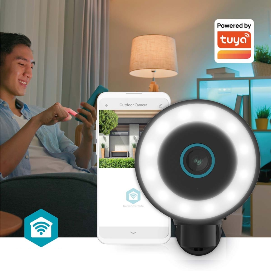 Viedā āra kamera SmartLife 5V 4K 8MP 3840x2160p IP65 Wi-Fi Tuya