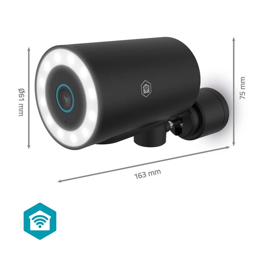 Viedā āra kamera SmartLife 5V 4K 8MP 3840x2160p IP65 Wi-Fi Tuya