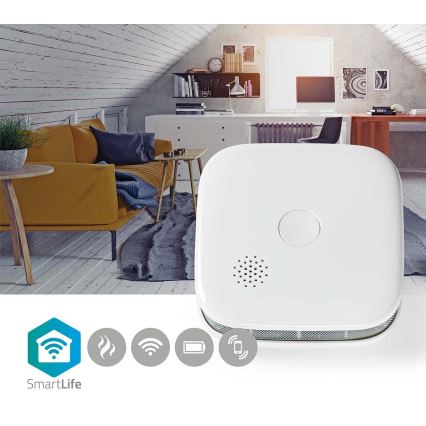 Dūmu detektors 3V/1xCR123A Wi-Fi