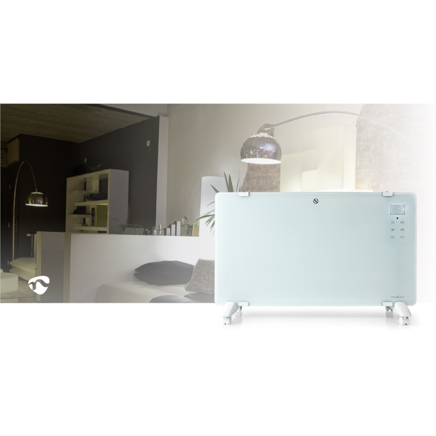 Elektriskais tiešsildītājs/konvektors 2000W/230V Wi-Fi IP24 termostats