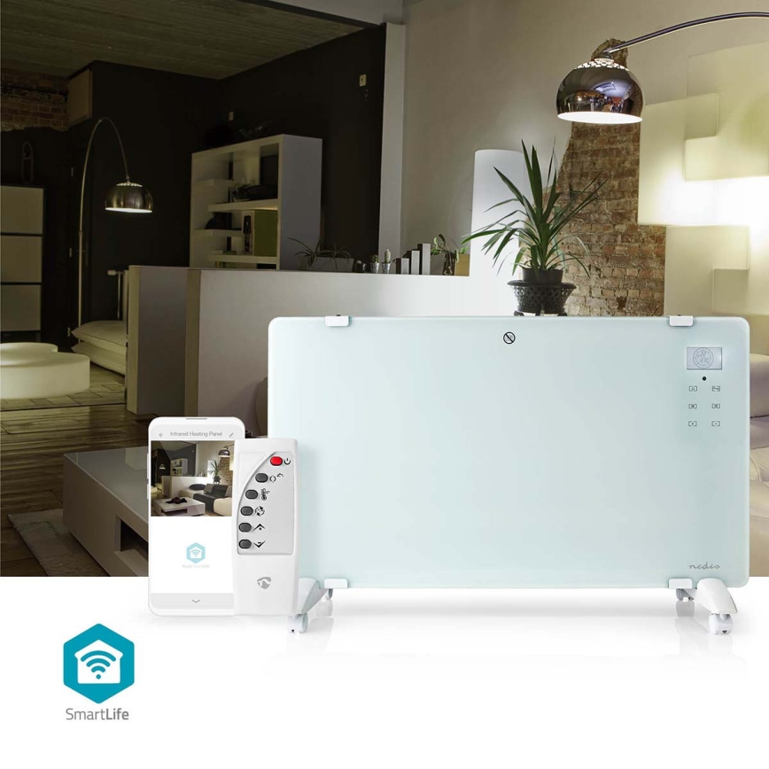 Elektriskais tiešsildītājs/konvektors 2000W/230V Wi-Fi IP24 termostats