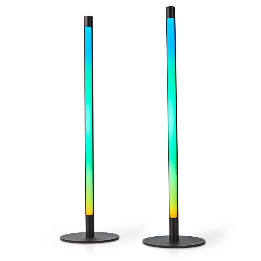 KOMPLEKTS 2x LED RGBIC Aptumšojama galda lampa SmartLife LED/36W/230V 55 cm 2700-6500K Wi-Fi Tuya + tālvadības pults