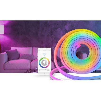 LED RGB Aptumšojama āra josla SmartLife 6m LED/32W/230V Wi-Fi IP65 + tālvadības pults