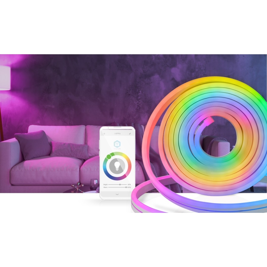 LED RGB Aptumšojama āra josla SmartLife 6m LED/32W/230V Wi-Fi IP65 + tālvadības pults