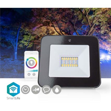 LED RGBW Aptumšojams prožektors SmartLife LED/20W/230V Wi-Fi IP65 2700-6500K