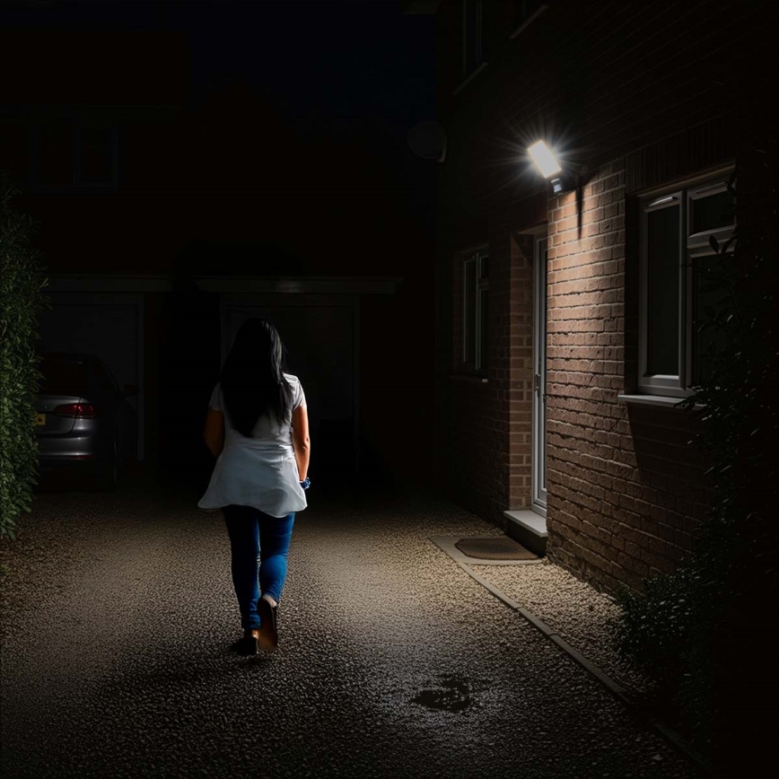 LED regulējams prožektors ar kustības sensoru SmartLife LED/20W/230V 3000-6500K IP44 Wi-Fi