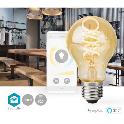 LED Aptumšojama spuldze A60 E27/4,9W/230V Wi-Fi 1800-6500K