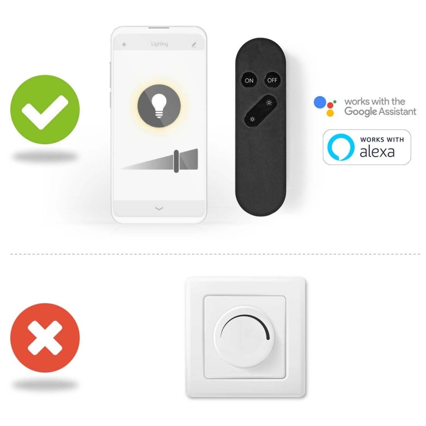 LED regulējama spuldze A60 E27/4,9W/230V Wi-Fi 1800-6500K