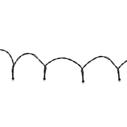 LED RGB gaismas aizkars 240xLED/11 funkcijas 8m IP65 Wi-Fi Tuya