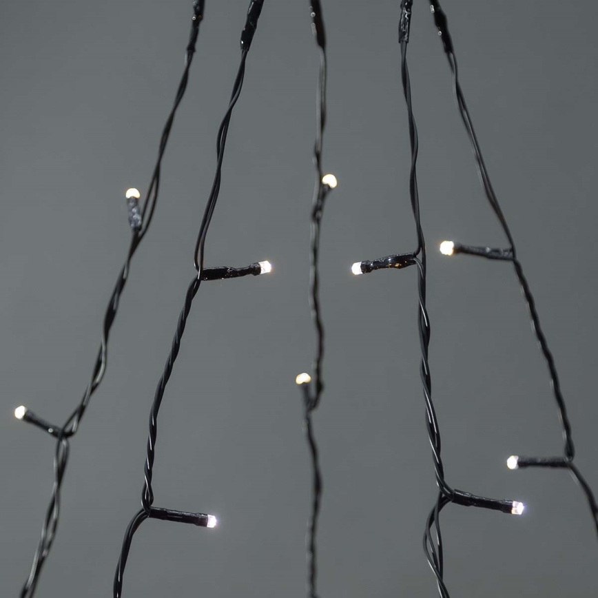 LED āra Ziemassvētku aizkars 200xLED/8 funkcijas 5x4m IP65 Wi‑Fi Tuya no silti baltas līdz vēsi baltai