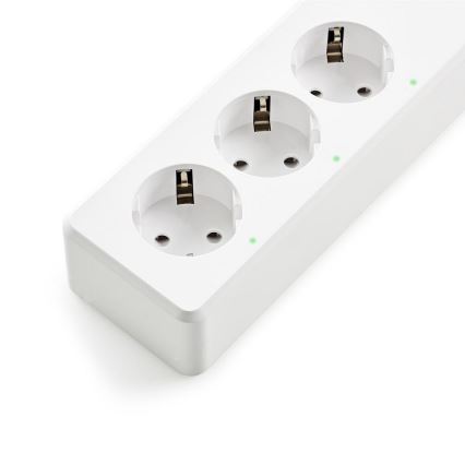 Pagarinātāja vads ar slēdzi WIFI 3z F/4xUSB/16A 1,8 m