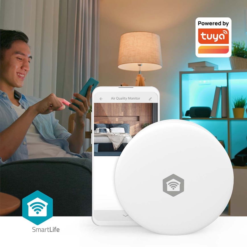 Viedais gaisa kvalitātes monitors SmartLife Wi-Fi Tuya