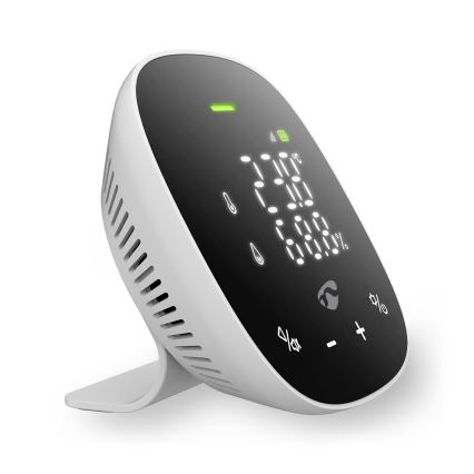 Viedais gaisa kvalitātes monitors ar LED ekrāns SmartLife Wi-Fi