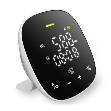 Viedais gaisa kvalitātes monitors ar LED ekrāns SmartLife Wi-Fi